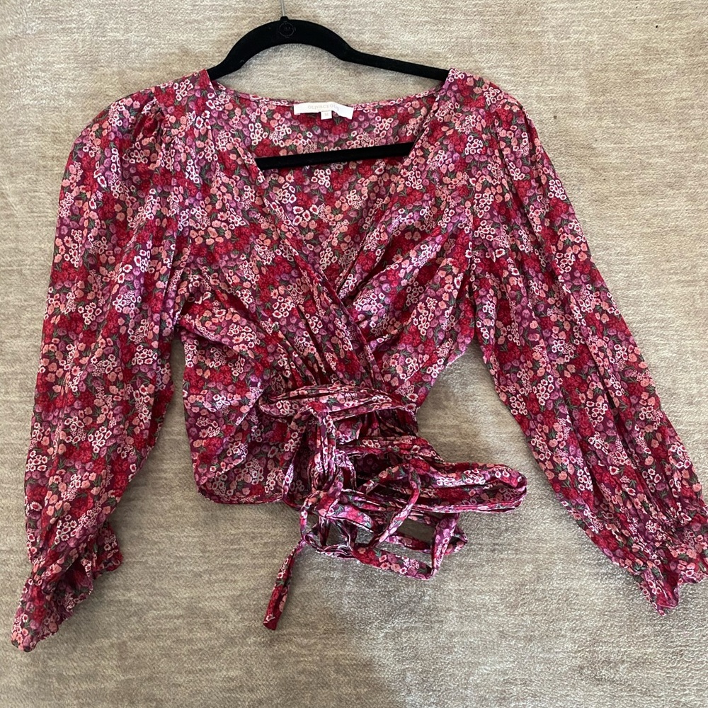 Floral cropped top